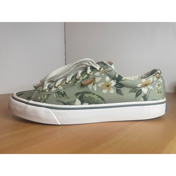Keds Jump Kick Tropical Print Sneakers | Women's Size 7 US - Picture 3 of 14